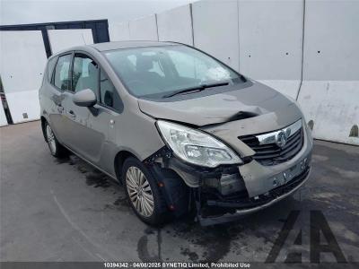 Image of 2012 VAUXHALL MERIVA EXCITE 1364cc TURBO PETROL MANUAL 5 Speed 5 DOOR MPV