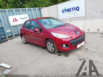 Image of 2010 PEUGEOT 207 MILLESIM 1360cc PETROL MANUAL 5 Speed 5 DOOR HATCHBACK
