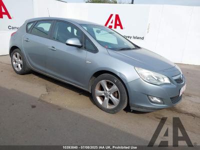 Image of 2010 VAUXHALL ASTRA EXCLUSIV 1398cc PETROL MANUAL 5 Speed 5 DOOR HATCHBACK