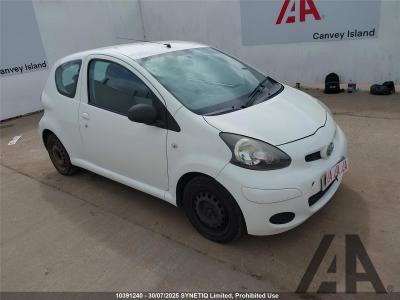 Image of 2010 TOYOTA AYGO VVT-I PLUS 998cc PETROL MANUAL 3 DOOR HATCHBACK