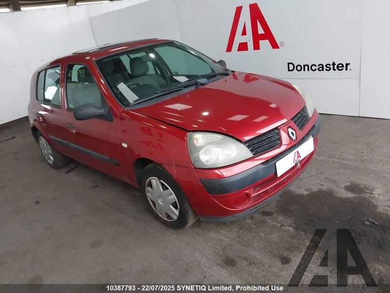 2005 RENAULT CLIO EXPRESSION 16V 1149cc PETROL MANUAL 5 DOOR HATCHBACK