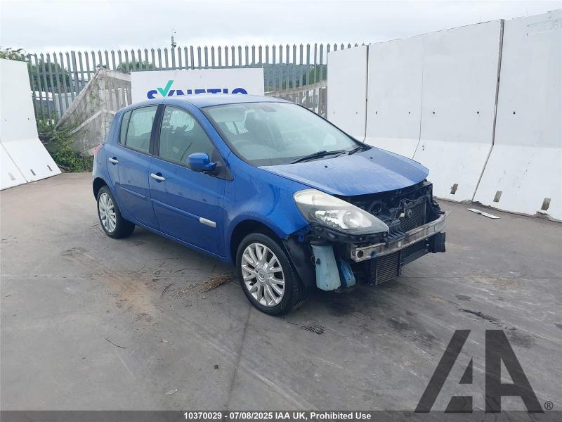 2010 RENAULT CLIO DYNAMIQUE TCE 1149cc TURBO PETROL MANUAL 5 Speed 5 DOOR HATCHBACK