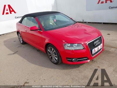 Image of 2013 AUDI A3 TDI SPORT FINAL EDITION 1598cc TURBO DIESEL MANUAL 5 Speed 2 DOOR CONVERTIBLE