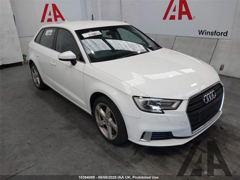 2018 AUDI A3 SPORTBACK TFSI SPORT 999cc TURBO PETROL MANUAL 6 Speed 5 DOOR HATCHBACK