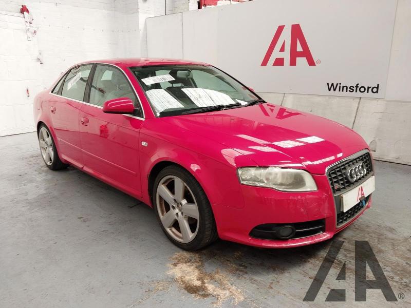 2007 AUDI A4 TDI S LINE TDV 1968cc TURBO DIESEL MANUAL 6 Speed 4 DOOR SALOON