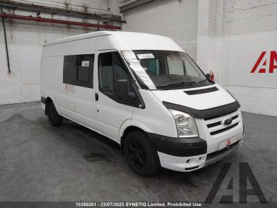 Image of 2010 FORD TRANSIT 350 SHR 2402cc TURBO DIESEL MANUAL PANEL VAN