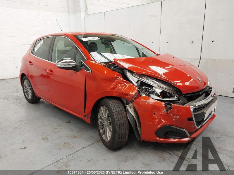 2016 PEUGEOT 208 PURETECH S/SURE 1199cc TURBO PETROL AUTOMATIC 5 DOOR HATCHBACK