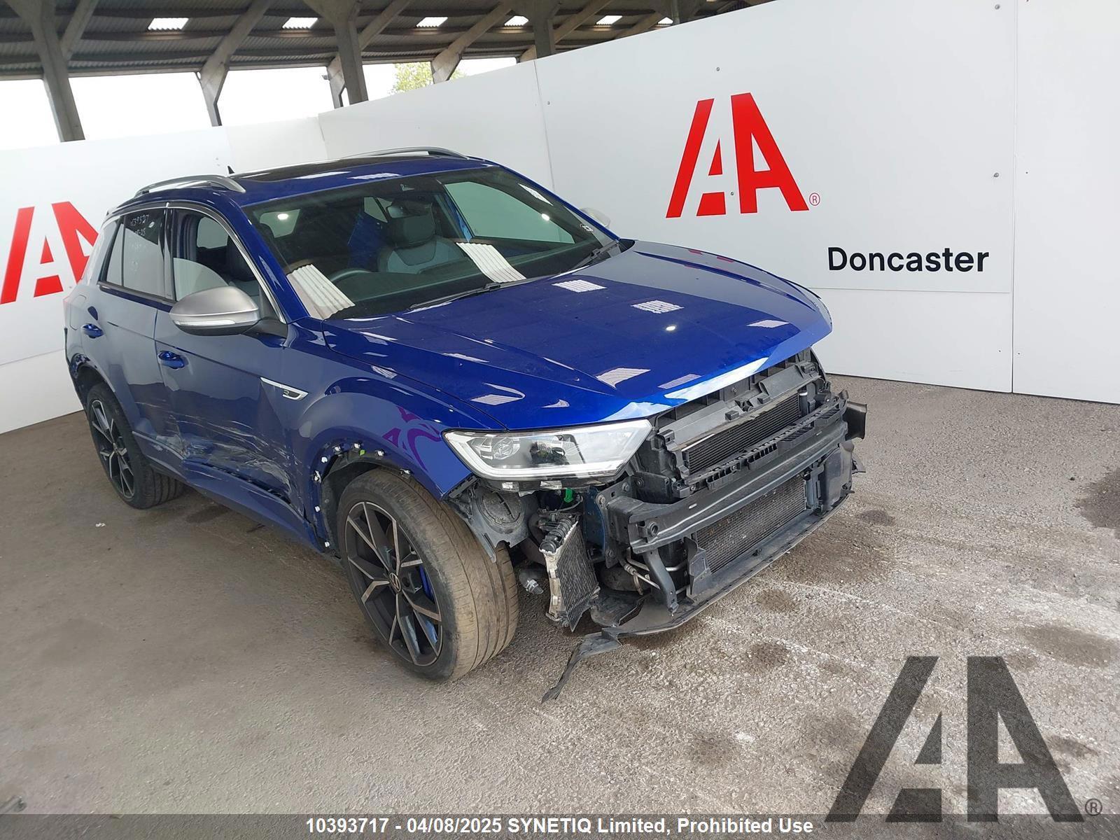 2022 VOLKSWAGEN T-ROC R TSI 4MOTION DSG 1984cc TURBO PETROL SEMI AUTO 5 DOOR HATCHBACK