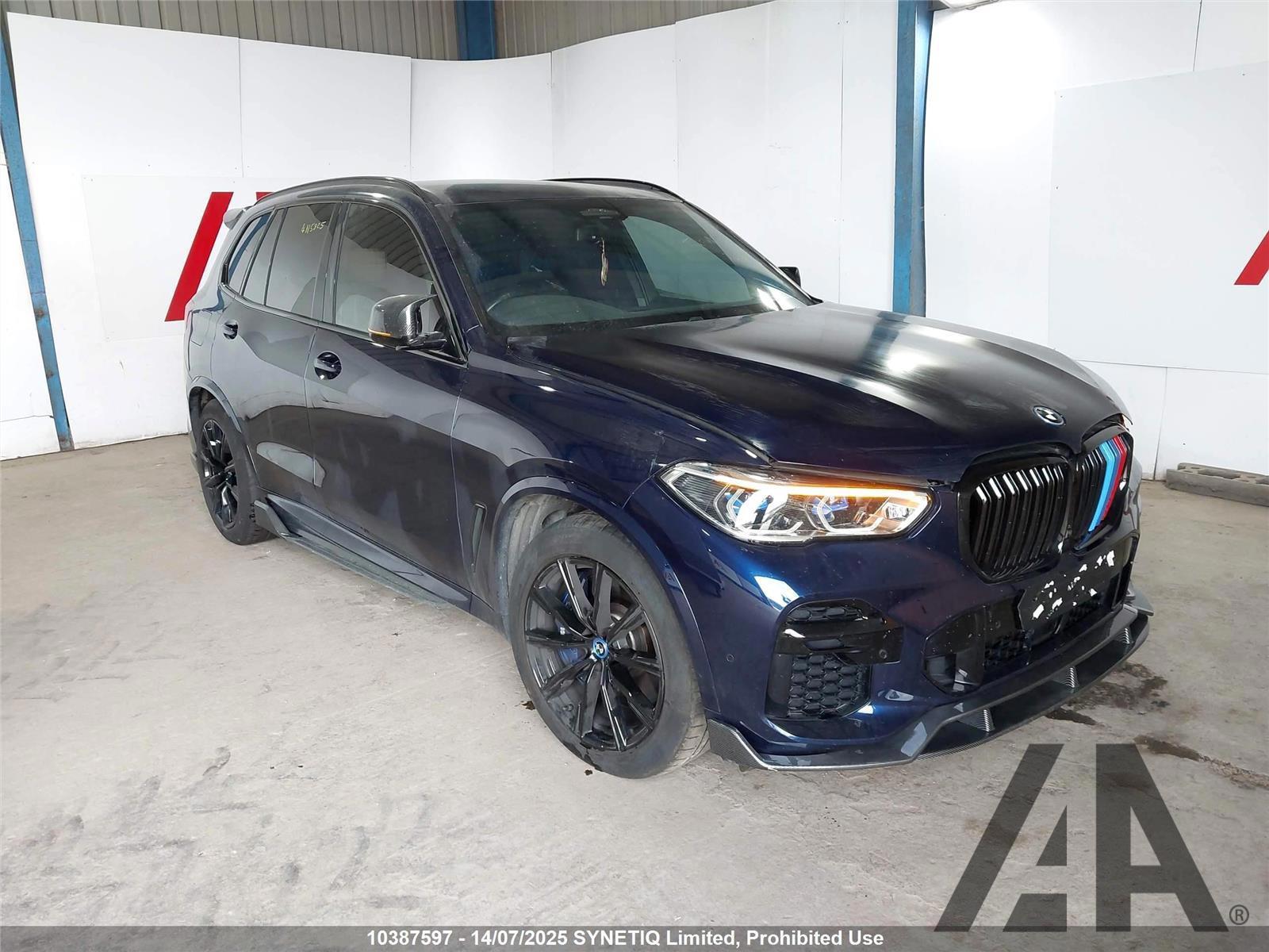 2022 BMW X5 XDRIVE45E M SPORT 2998cc TURBO PETROL/ELECTRIC AUTOMATIC 5 DOOR ESTATE