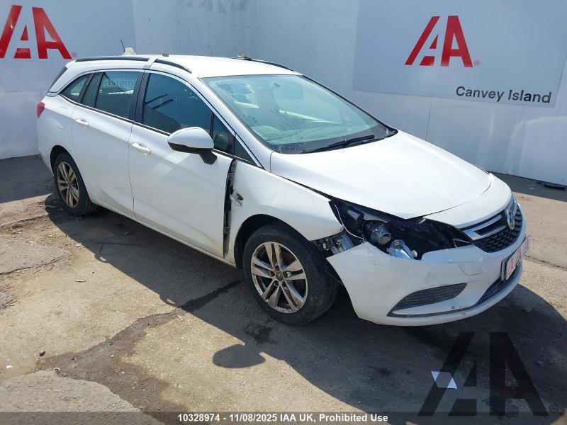 2019 VAUXHALL ASTRA EMERGENCY SERVICES CDTI ECOTEC 1598cc TURBO DIESEL MANUAL 6 Speed 5 DOOR ESTATE