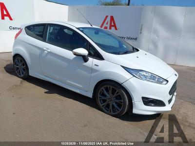 2017 FORD FIESTA ST-LINE 998cc TURBO PETROL MANUAL 5 Speed 3 DOOR HATCHBACK