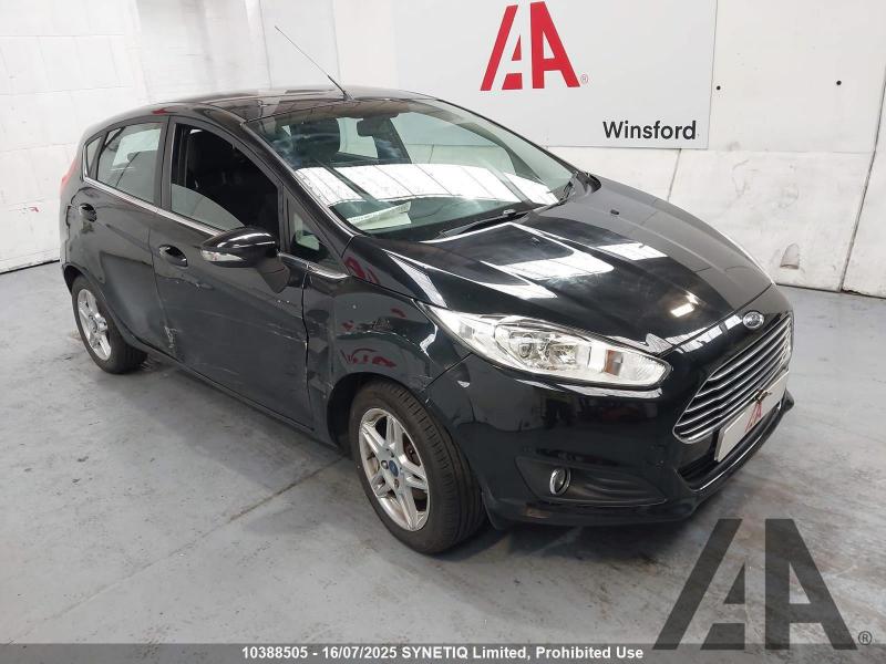 2013 FORD FIESTA ZETEC 998cc TURBO PETROL MANUAL 5 Speed 5 DOOR HATCHBACK