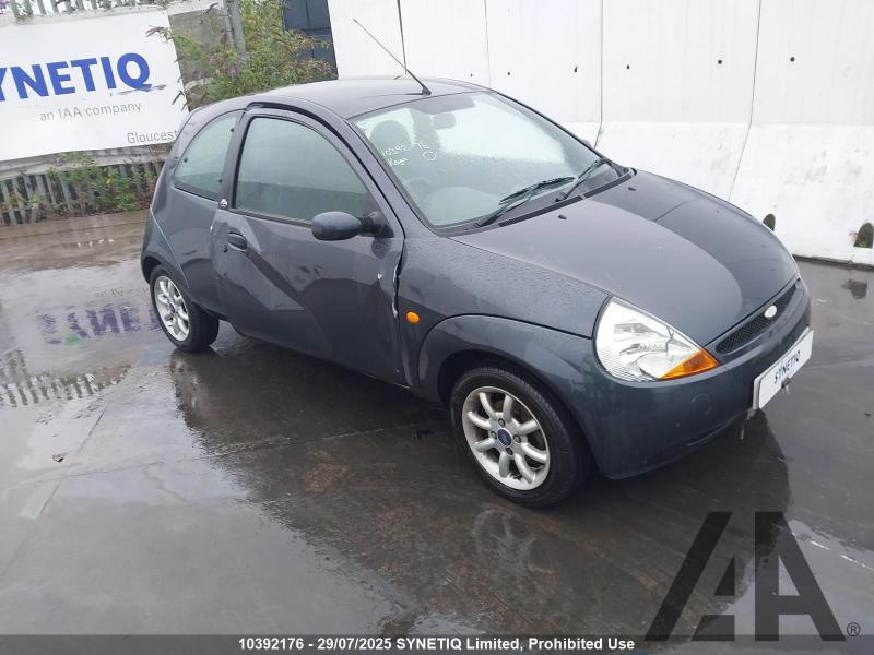 2008 FORD KA ZETEC CLIMATE CLOTH 1299cc PETROL MANUAL 5 Speed 3 DOOR HATCHBACK