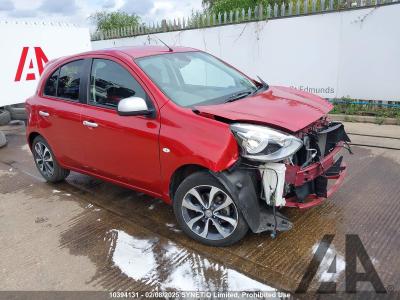 Image of 2016 NISSAN MICRA N-TEC 1198cc PETROL CVT 1 Speed 5 DOOR HATCHBACK
