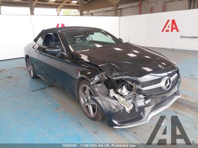 Image of 2018 MERCEDES C-CLASS C 220 D AMG LINE 2143cc TURBO DIESEL AUTOMATIC 2 DOOR CONVERTIBLE