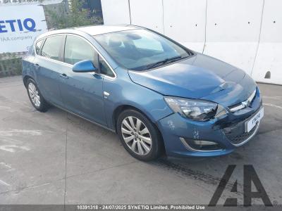 Image of 2014 VAUXHALL ASTRA SE CDTI ECOFLEX S/S 1686cc TURBO DIESEL MANUAL 6 Speed 5 DOOR HATCHBACK