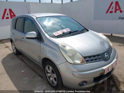 Image of 2008 NISSAN NOTE TEKNA 1598cc PETROL MANUAL 5 Speed 5 DOOR MPV