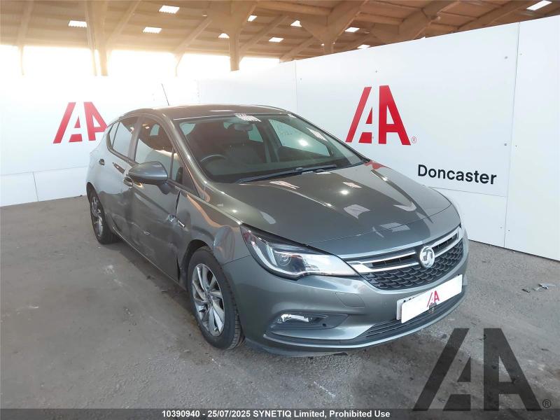 2018 VAUXHALL ASTRA TECH LINE NAV CDTI S/S 1598cc TURBO DIESEL MANUAL 6 Speed 5 DOOR HATCHBACK