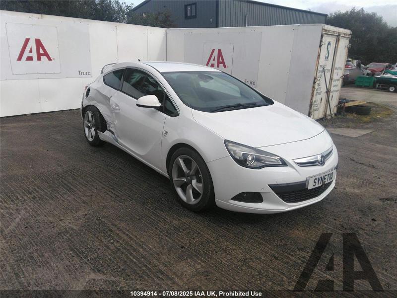 2015 VAUXHALL ASTRA GTC SRI S/S 1364cc TURBO PETROL MANUAL 6 Speed 3 DOOR HATCHBACK