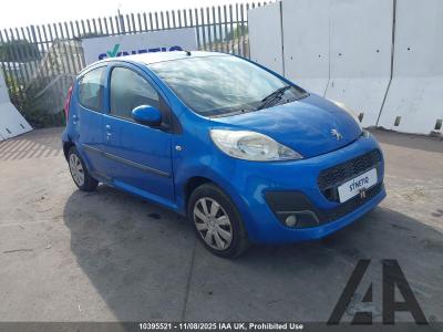 Image of 2013 PEUGEOT 107 ACTIVE 998cc PETROL MANUAL 5 Speed 5 DOOR HATCHBACK