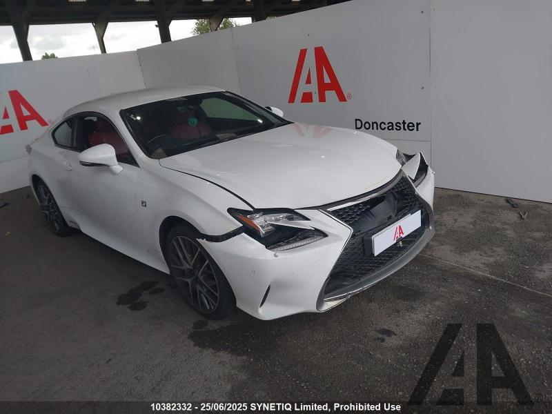 2016 LEXUS RC 300H F SPORT 2494cc PETROL/ELECTRIC CVT 1 Speed 2 DOOR COUPE