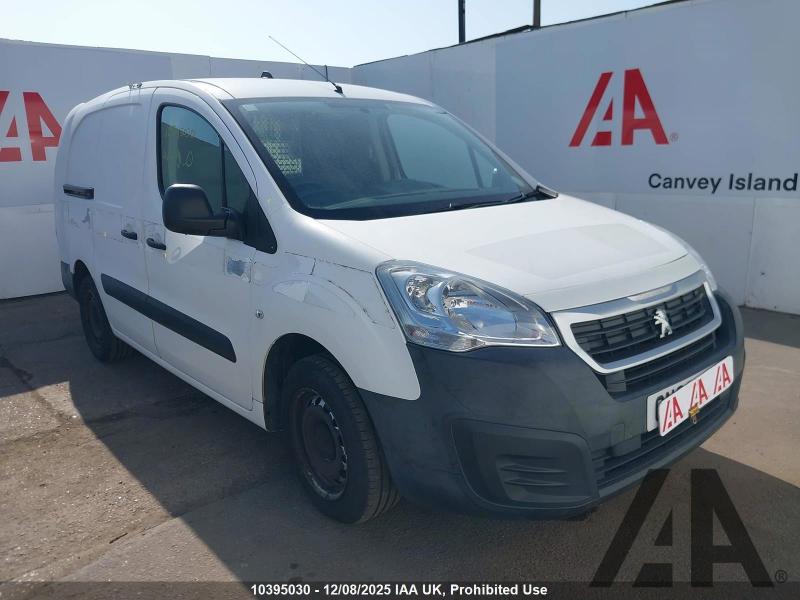 2016 PEUGEOT PARTNER BLUE HDI S L2 1560cc TURBO DIESEL MANUAL 5 Speed PANEL VAN
