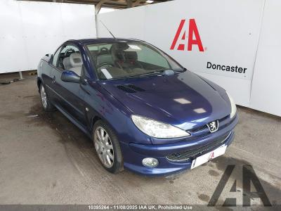 Image of 2005 PEUGEOT 206URE SE COUPE CABRIOLET 1997cc PETROL MANUAL 5 Speed 2 DOOR CONVERTIBLE