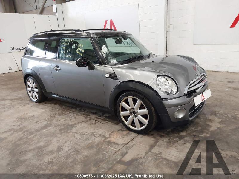 2010 MINI CLUBMAN COOPER D GRAPHITE 1560cc TURBO DIESEL MANUAL 6 Speed 5 DOOR ESTATE