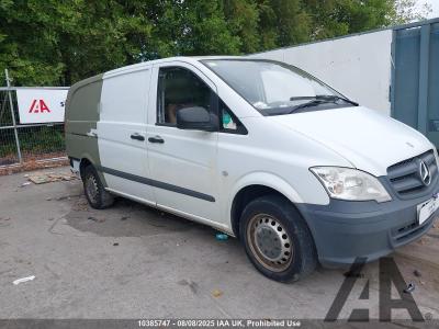 Image of 2011 MERCEDES VITO 113 CDI 2143cc TURBO DIESEL MANUAL PANEL VAN