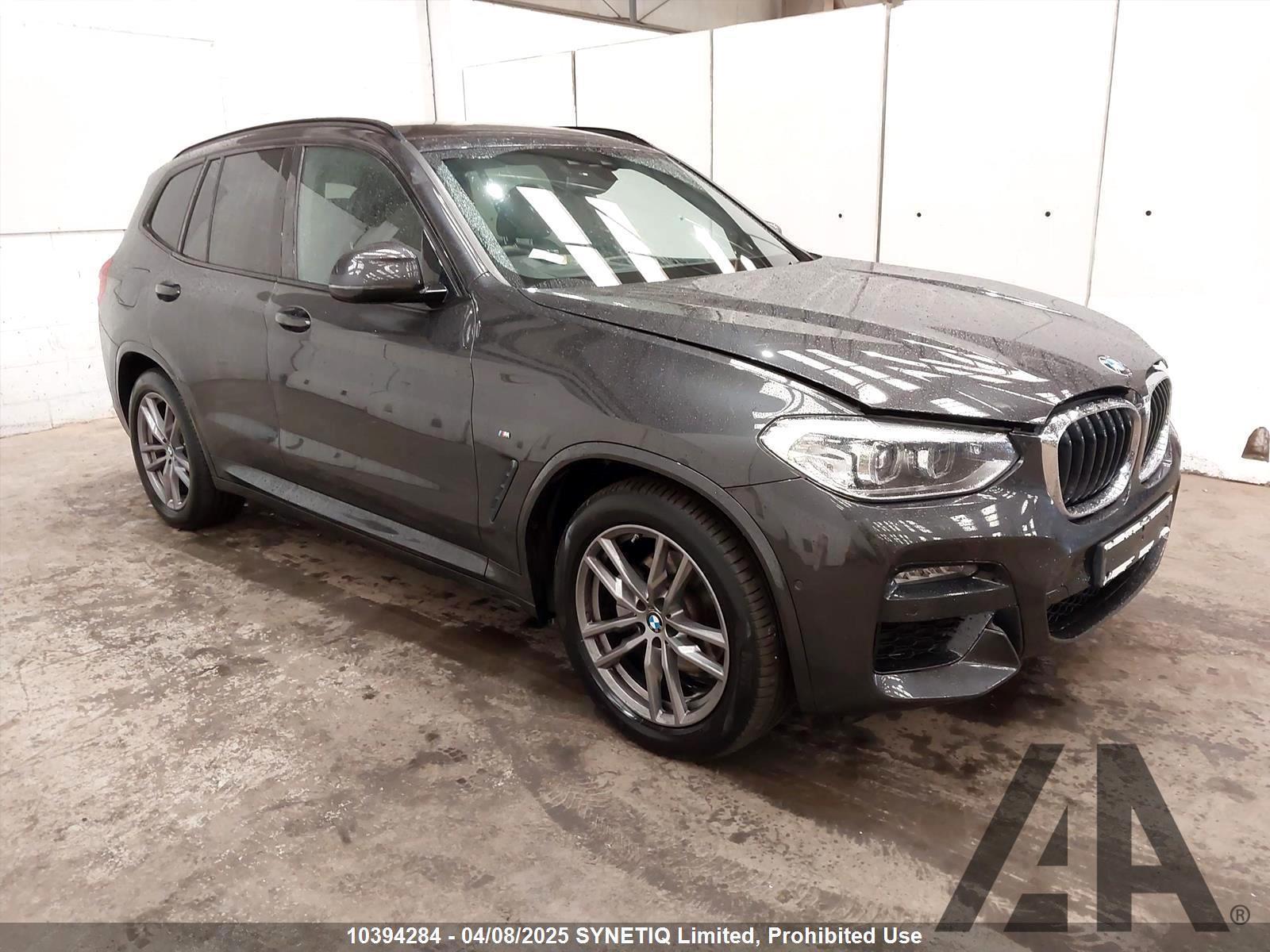 2021 BMW X3 XDRIVE20D M SPORT MHEV 1995cc TURBO DIESEL AUTOMATIC 5 DOOR ESTATE