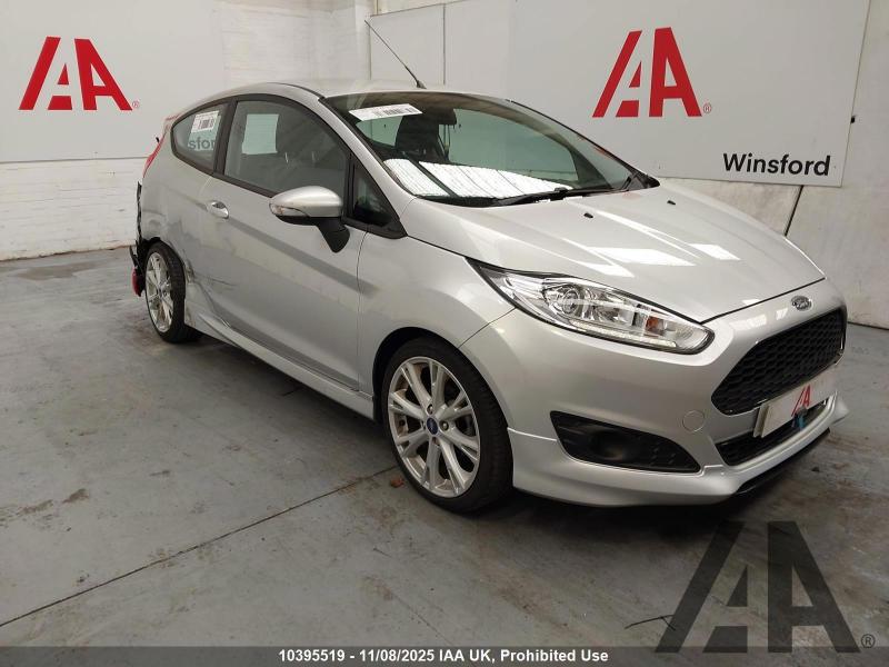 2017 FORD FIESTA ZETEC S 998cc TURBO PETROL MANUAL 5 Speed 3 DOOR HATCHBACK