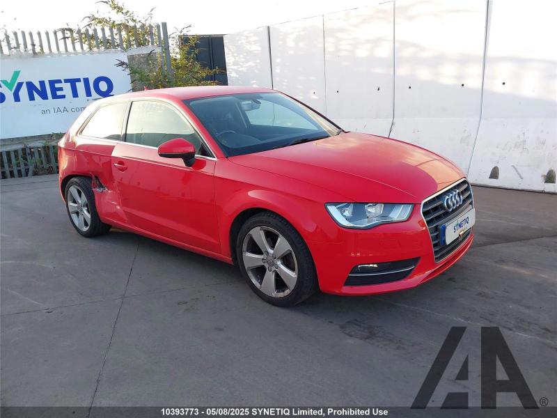 2016 AUDI A3 TFSI SPORT NAV 1395cc TURBO PETROL MANUAL 6 Speed 3 DOOR HATCHBACK