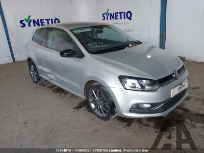Image of 2016 VOLKSWAGEN POLO SE DESIGN TSI 1197cc TURBO PETROL MANUAL 5 Speed 3 DOOR HATCHBACK