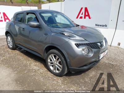 Image of 2017 NISSAN JUKE ACENTA DIG-T 1197cc TURBO PETROL MANUAL 5 DOOR HATCHBACK