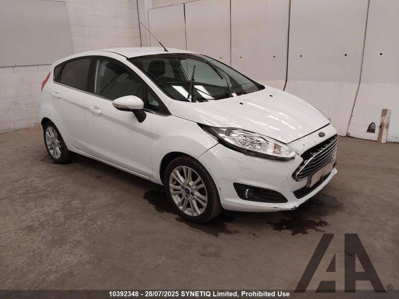 2014 FORD FIESTA ZETEC 998cc TURBO PETROL MANUAL 5 Speed 5 DOOR HATCHBACK
