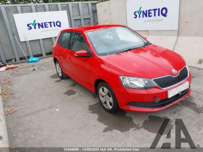 Image of 2017 SKODA FABIA SE MPI 999cc PETROL MANUAL 5 Speed 5 DOOR HATCHBACK