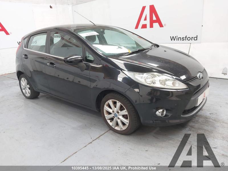 2010 FORD FIESTA ZETEC 1242cc PETROL MANUAL 5 Speed 5 DOOR HATCHBACK