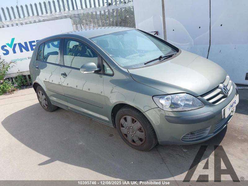 2005 VOLKSWAGEN GOLF PLUS S TDI 1896cc TURBO DIESEL MANUAL 5 Speed 5 DOOR HATCHBACK