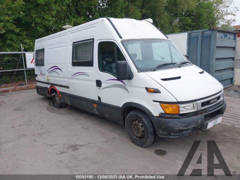 2004 IVECO DAILY 35S12 2287cc TURBO DIESEL MANUAL 2 DOOR PANEL VAN