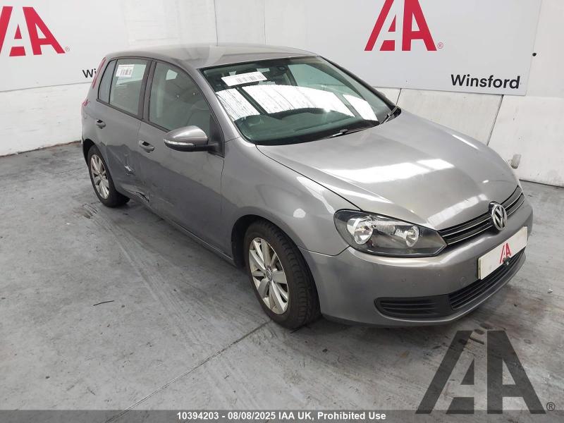 2012 VOLKSWAGEN GOLF MATCH TDI 1598cc TURBO DIESEL MANUAL 5 Speed 5 DOOR HATCHBACK