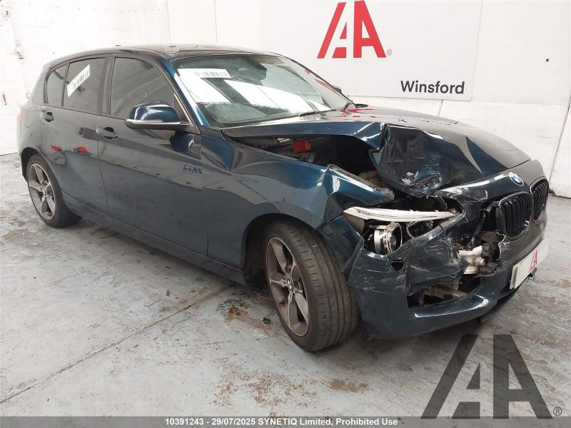 2012 BMW 1 SERIES 120D SE 1995cc TURBO DIESEL MANUAL 5 DOOR HATCHBACK
