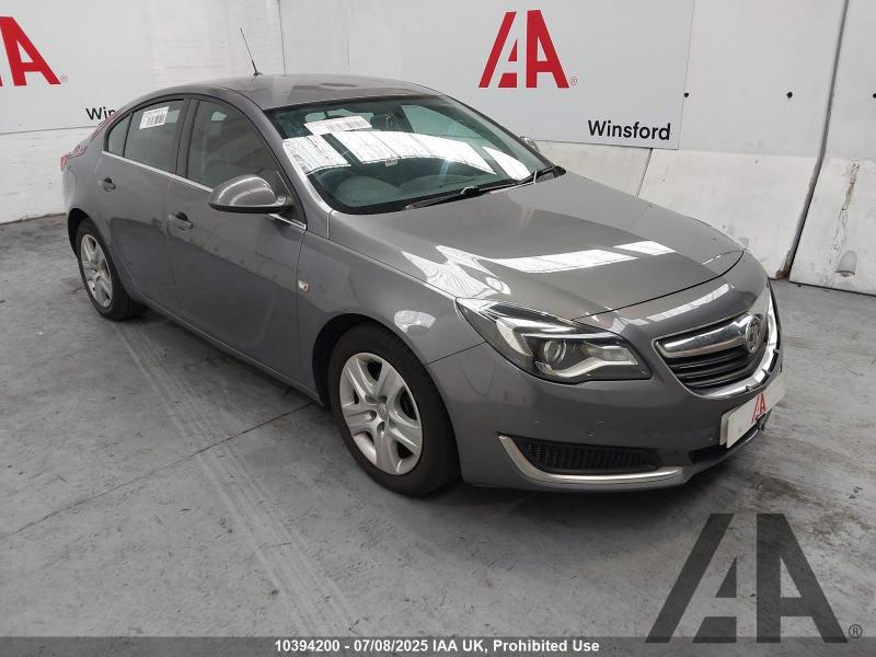 2015 VAUXHALL INSIGNIA DESIGN CDTI ECOFLEX S/S 1598cc TURBO DIESEL MANUAL 6 Speed 5 DOOR HATCHBACK