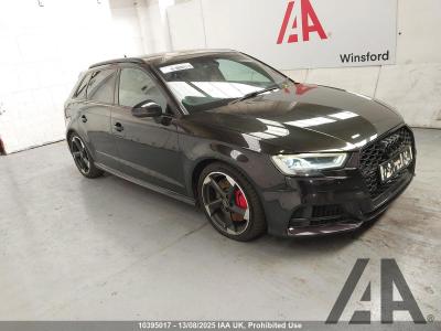 Image of 2017 AUDI A3 S3 SPORTBACK TFSI QUATTRO BLAC 1984cc TURBO PETROL SEMI AUTO 7 Speed 5 DOOR HATCHBACK