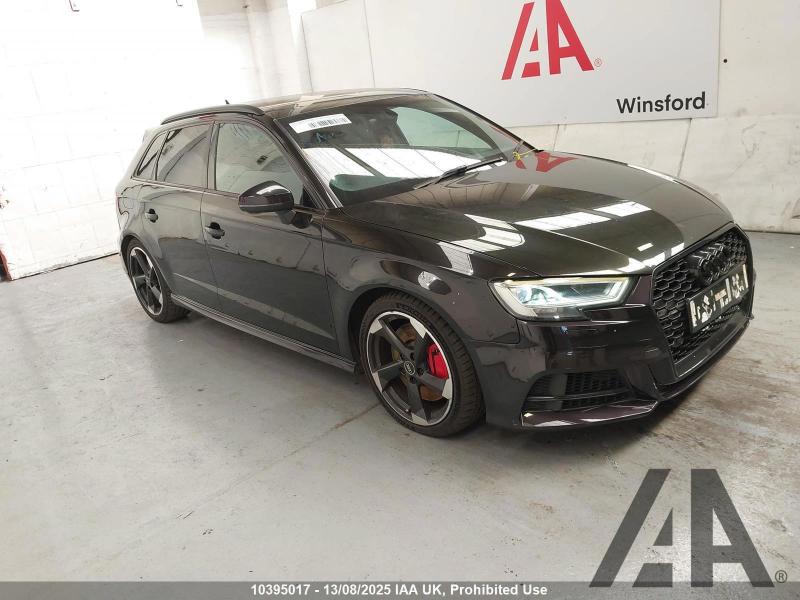 2017 AUDI A3 S3 SPORTBACK TFSI QUATTRO BLAC 1984cc TURBO PETROL SEMI AUTO 7 Speed 5 DOOR HATCHBACK