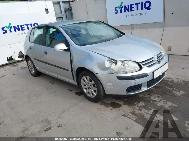 2005 VOLKSWAGEN GOLF SE FSI 1598cc PETROL MANUAL 6 Speed 5 DOOR HATCHBACK