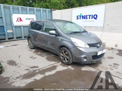 Image of 2010 NISSAN NOTE N-TEC DCI 1461cc TURBO DIESEL MANUAL 5 Speed 5 DOOR MPV