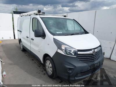 Image of 2016 VAUXHALL VIVARO 2900 L1H1 CDTI P/V ECOFLEX S/S 1598cc TURBO DIESEL MANUAL 6 Speed PANEL VAN