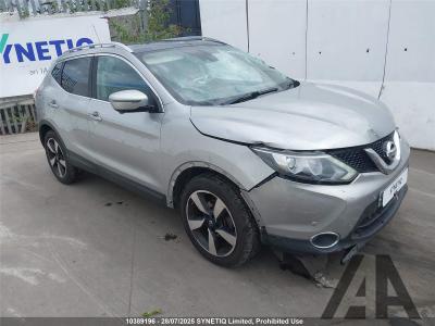 Image of 2016 NISSAN QASHQAI DCI N-TEC PLUS 1461cc TURBO DIESEL MANUAL 6 Speed 5 DOOR HATCHBACK
