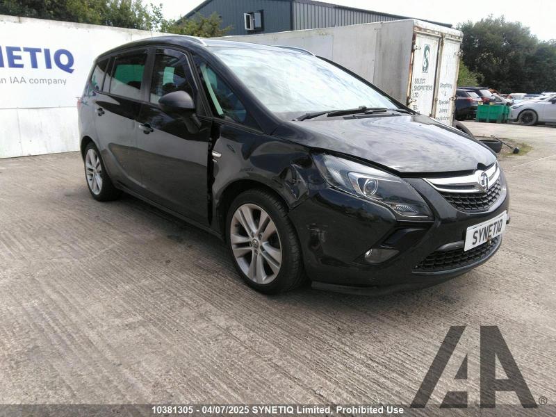 2016 VAUXHALL ZAFIRA TOURER SRI CDTI ECOFLEX S/S 1598cc TURBO DIESEL MANUAL 6 Speed 5 DOOR MPV
