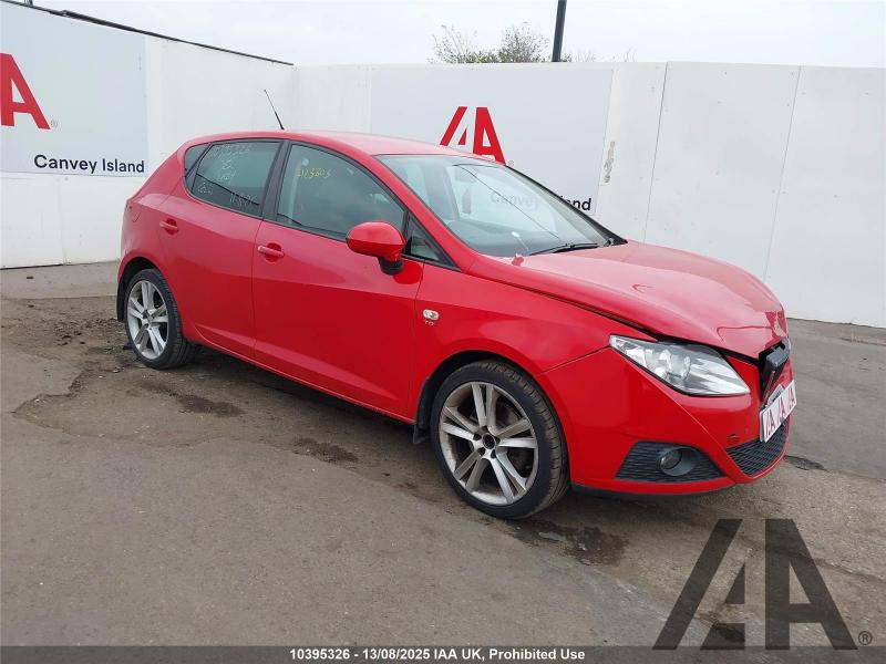 2011 SEAT IBIZA SPORT CR TDI 1598cc TURBO DIESEL MANUAL 5 Speed 5 DOOR HATCHBACK